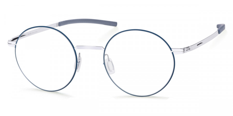 Ic! Berlin Oroshi Harbour Silver Circle Eyeglasses Side View