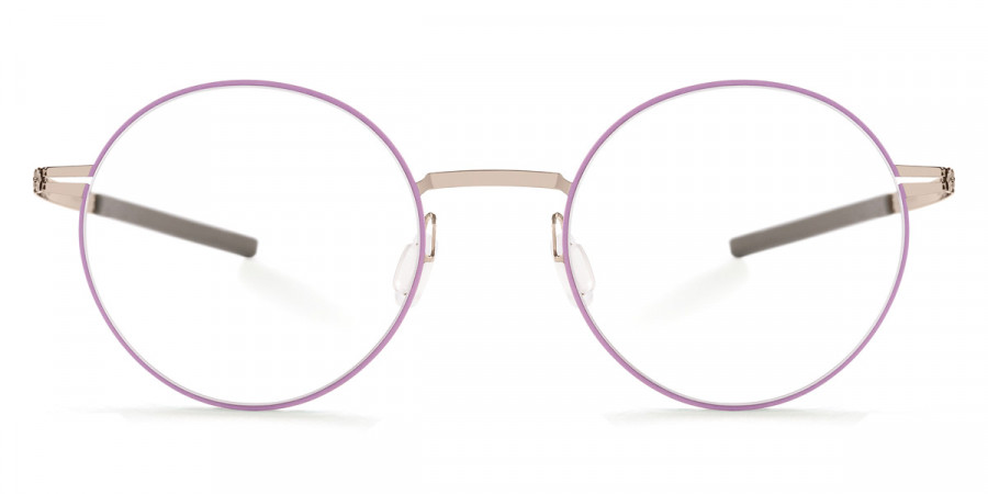 Ic! Berlin Oroshi Orchid Bronze Circle Eyeglasses Front View