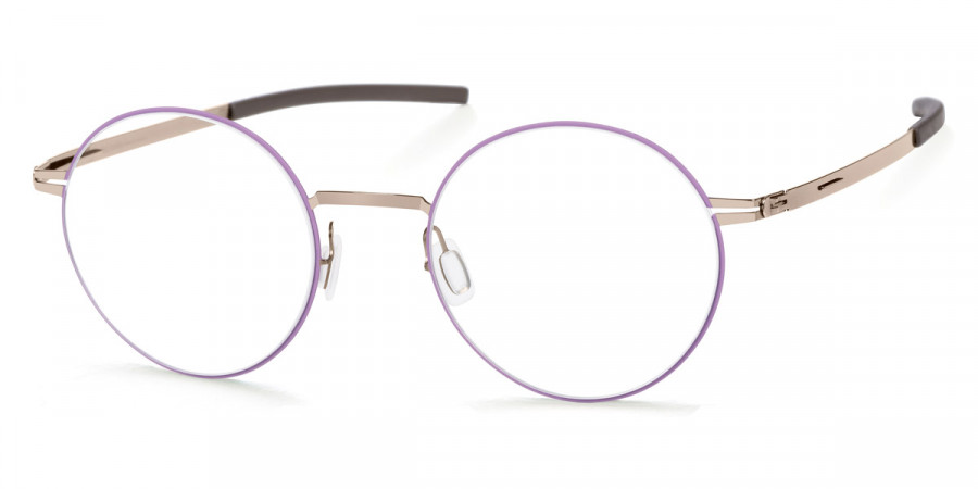 Ic! Berlin Oroshi Orchid Bronze Circle Eyeglasses Side View