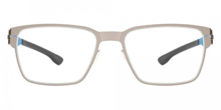 Ic! Berlin Oscar Shiny Graphite-Ultra Blue Eyeglasses Front View