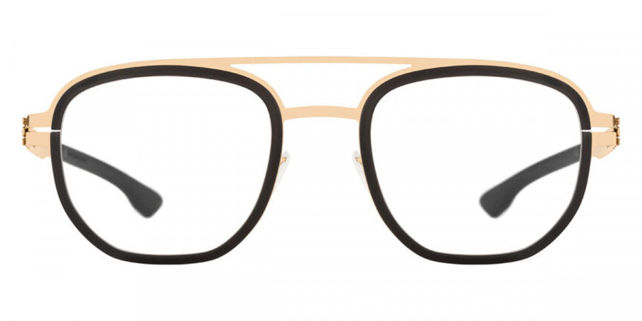 Ic! Berlin Osmium Rose-Gold-Black Eyeglasses Front View