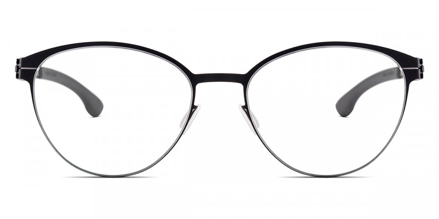 Ic! Berlin P-Berg Black Eyeglasses Front View