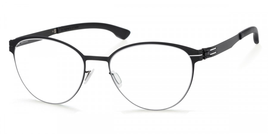 Ic! Berlin P-Berg Black Eyeglasses Side View