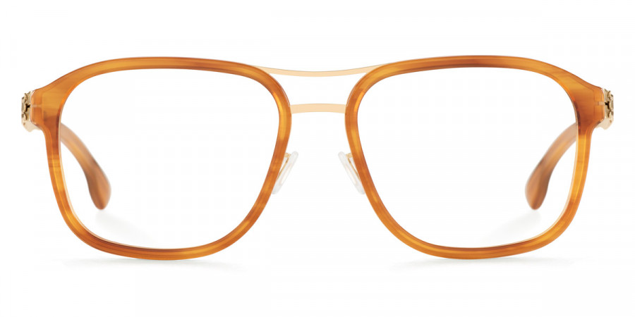 Ic! Berlin Pablo L. Matt-Gold-Amur Eyeglasses Front View