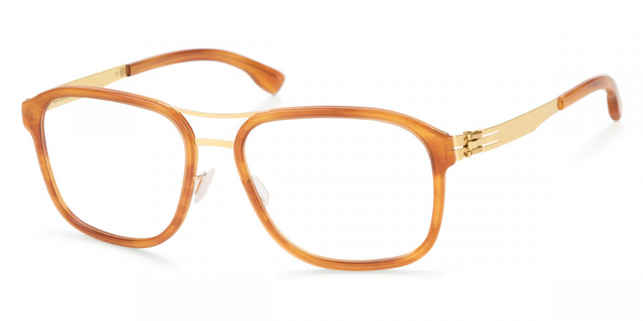 Ic! Berlin Pablo L. Matt-Gold-Amur Eyeglasses Side View