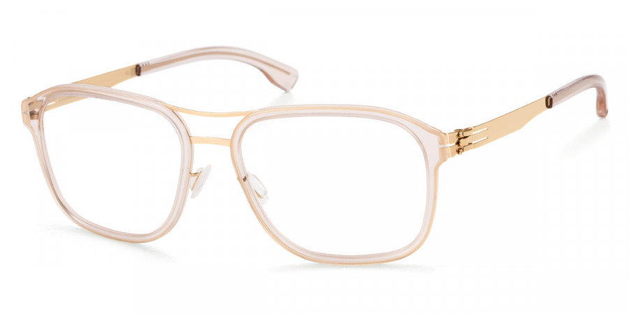 Ic! Berlin Pablo L. Rosé-Gold-Ice-Tea Eyeglasses Side View