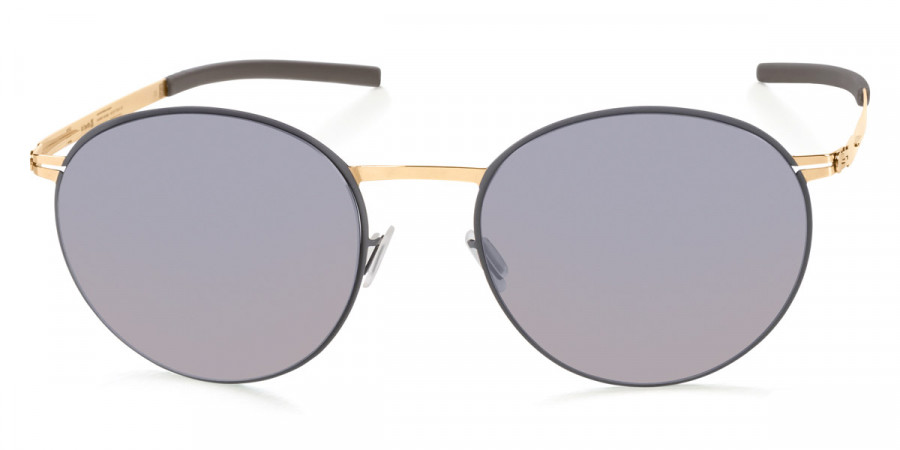 Ic! Berlin Pampeo Bouldergold Circle Sunglasses Side View