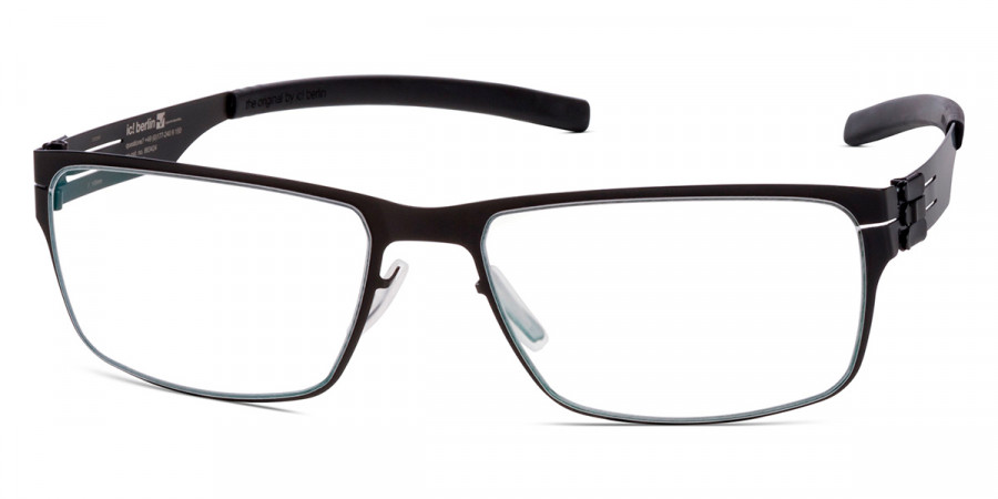 Ic! Berlin Paul R. Black Eyeglasses Side View