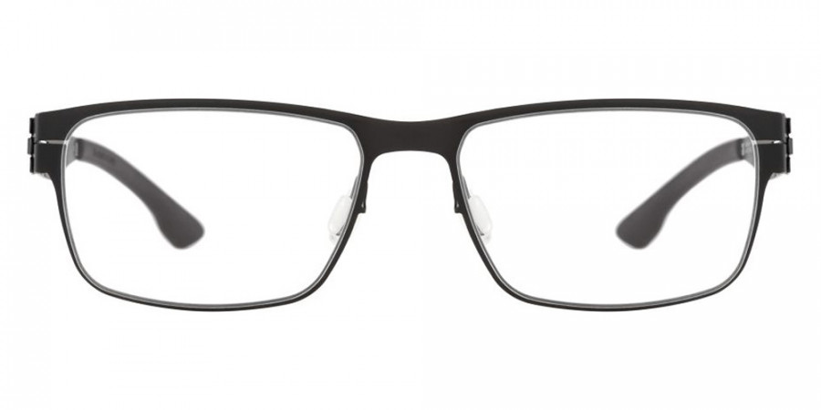 Ic! Berlin Paul R. Large Black Eyeglasses Front View