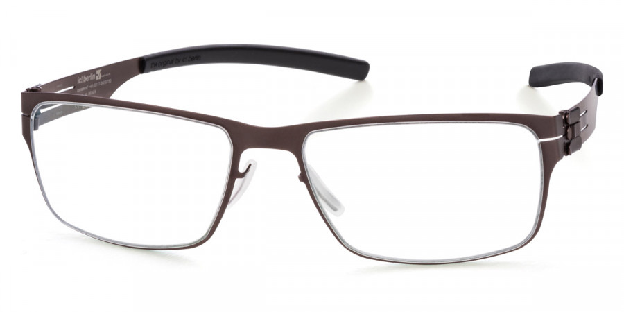 Ic! Berlin Paul R. Teak Eyeglasses Side View