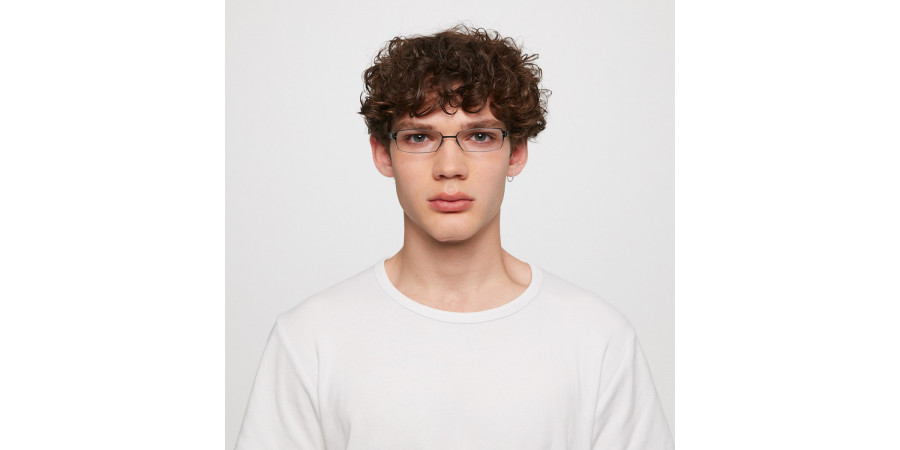 Ic! Berlin Paxton 2.0 Black Eyeglasses On Male Model