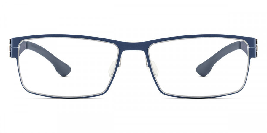 Ic! Berlin Peter C. Large Marine Blue Eyeglasses Front View