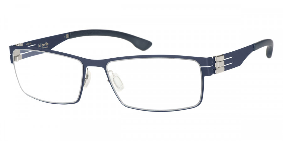 Ic! Berlin Peter C. Large Marine Blue Eyeglasses Side View