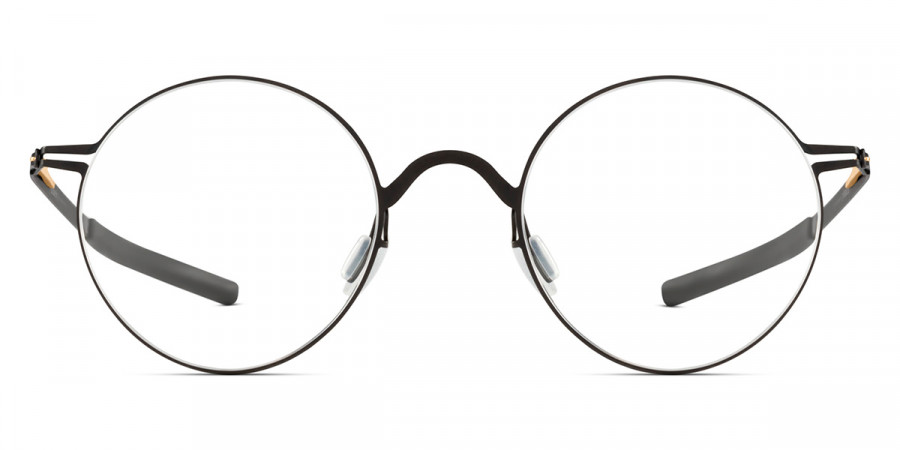 Ic! Berlin Pluto Black Eyeglasses Front View