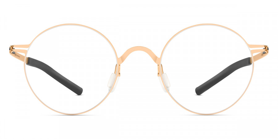 Ic! Berlin Pluto Rosé Gold Eyeglasses Front View