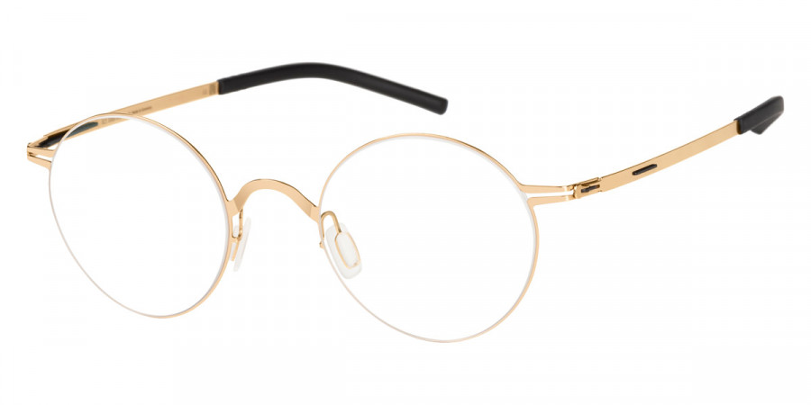 Ic! Berlin Pluto Rosé Gold Eyeglasses Side View