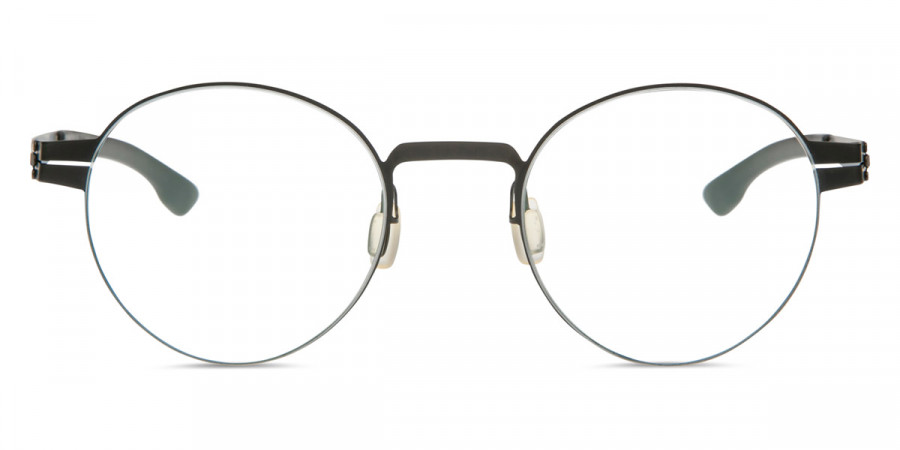 Ic! Berlin Praphan P. Black Eyeglasses Front View