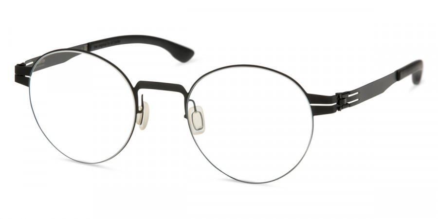 Ic! Berlin Praphan P. Black Eyeglasses Side View