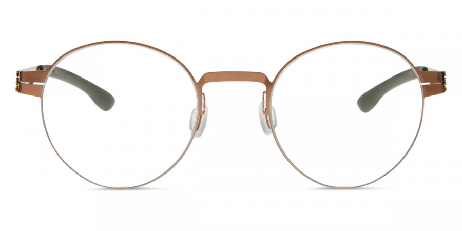 Ic! Berlin Praphan P. Shiny Copper Eyeglasses Front View