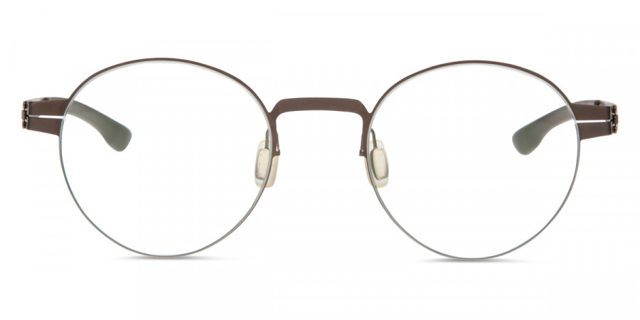 Ic! Berlin Praphan P. Teak Eyeglasses Front View