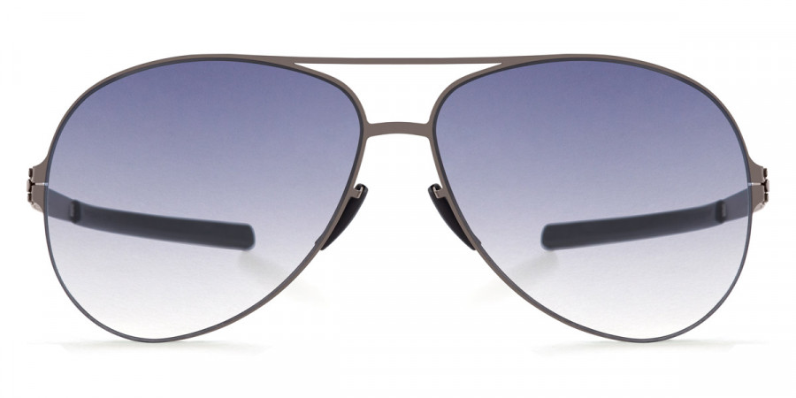 Ic! Berlin Raf S. Graphite Sunglasses Front View