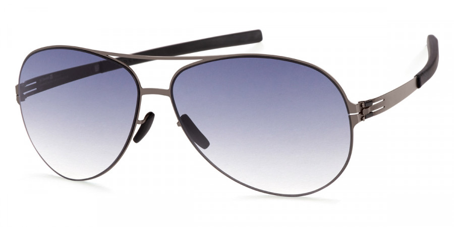 Ic! Berlin Raf S. Graphite Sunglasses Side View