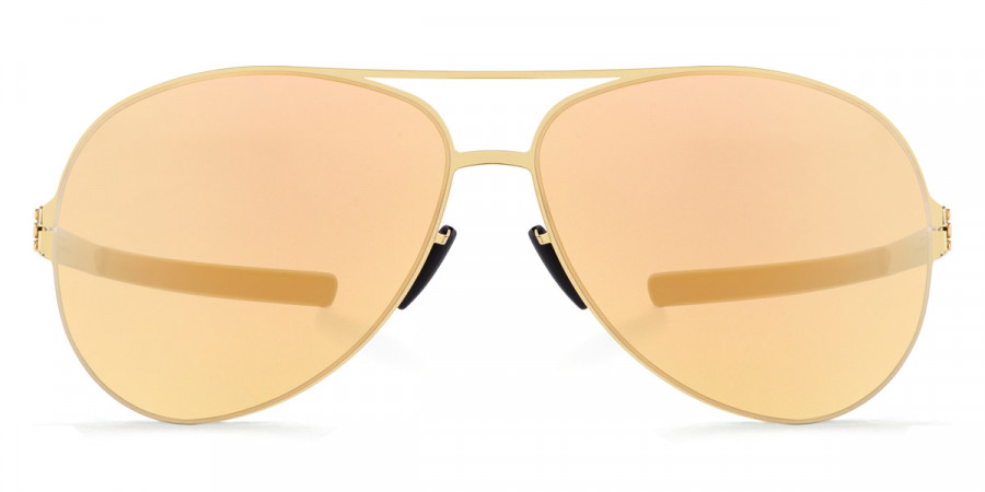 Ic! Berlin Raf S. Sun-Gold Sunglasses Front View