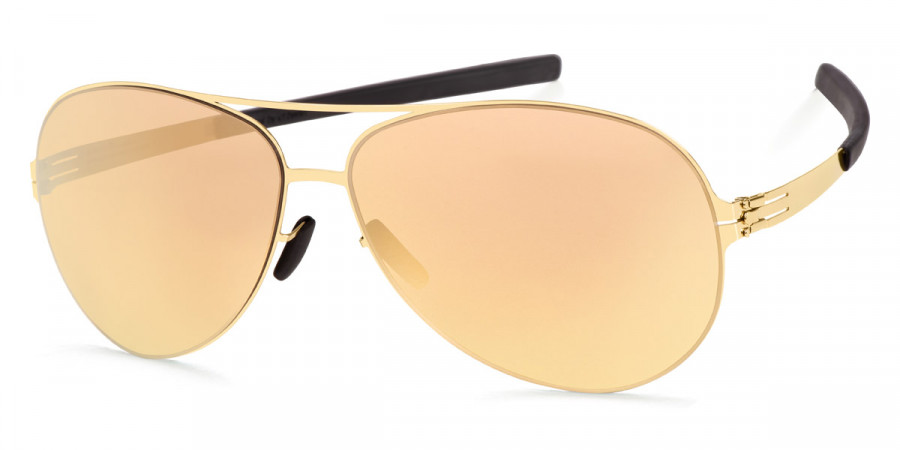 Ic! Berlin Raf S. Sun-Gold Sunglasses Side View