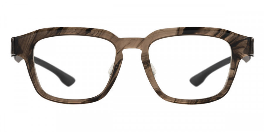 Ic! Berlin Raidon Brown-Driftwood Eyeglasses Front View