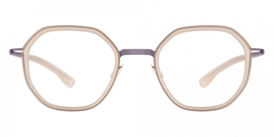 Ic! Berlin Raja Shiny-Aubergine-Ice-Tea-Matte Eyeglasses Front View