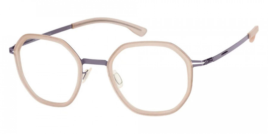 Ic! Berlin Raja Shiny-Aubergine-Ice-Tea-Matte Eyeglasses Side View