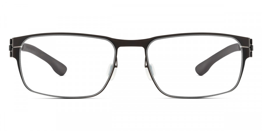 Ic! Berlin Rast Large Black Eyeglasses Front View