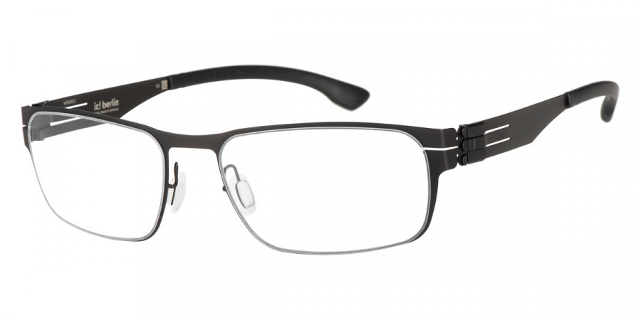 Ic! Berlin Rast Large Black Eyeglasses Side View