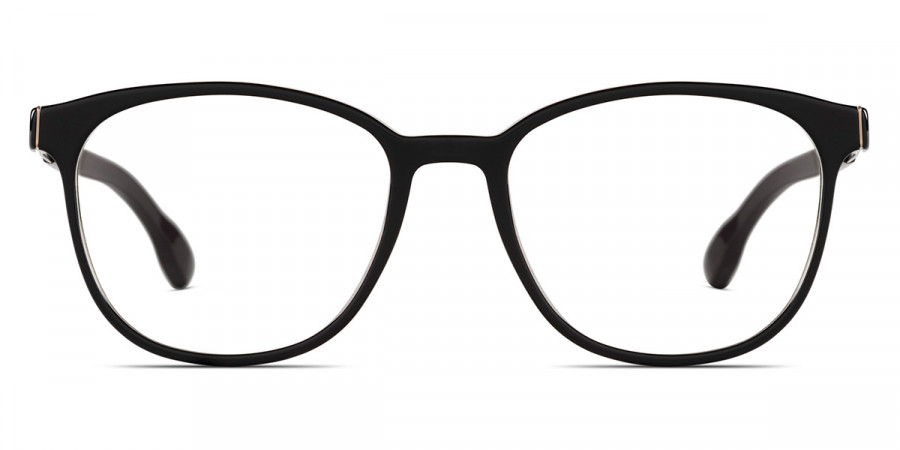 Ic! Berlin Ratio Black Aze Eyeglasses Front View