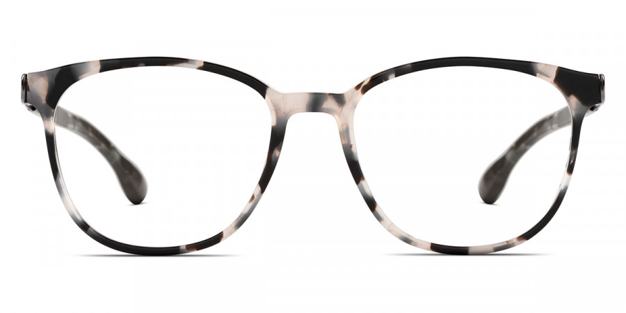 Ic! Berlin Ratio Black-Crystal Eyeglasses Front View