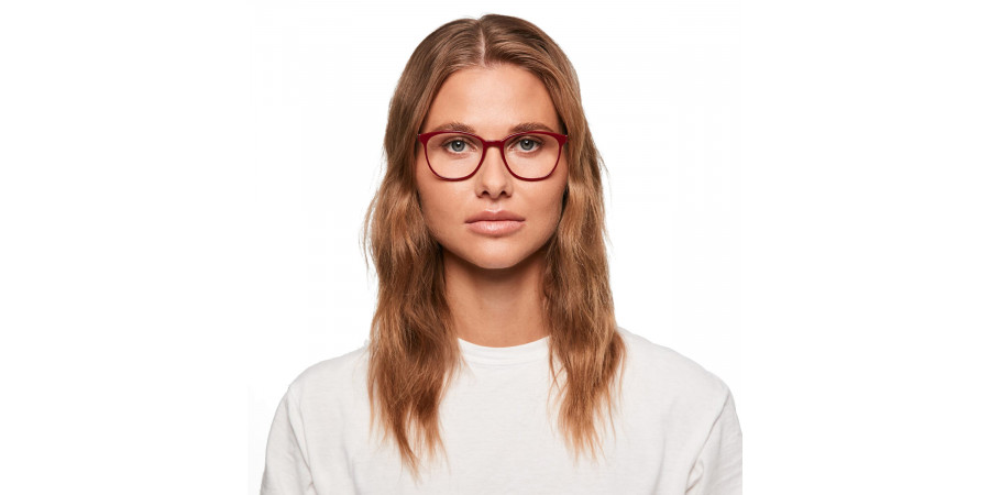 Ic! Berlin Ratio Ruby Eyeglasses On Female Model