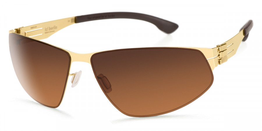 Ic! Berlin Reese Sun-Gold Sunglasses Side View