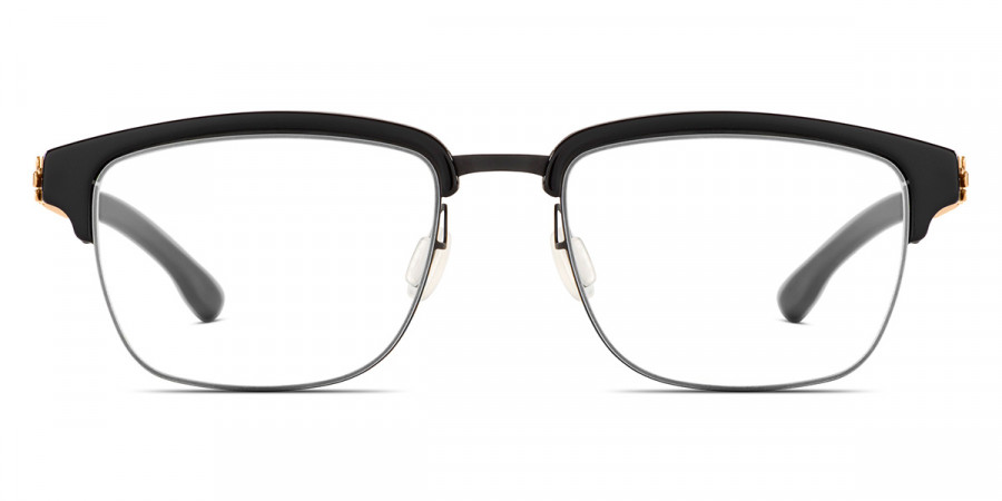 Ic! Berlin Ricky Y. Black² Eyeglasses Front View