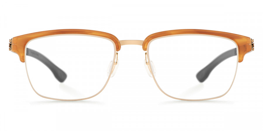 Ic! Berlin Ricky Y. Rosé-Gold-Amur Eyeglasses Front View