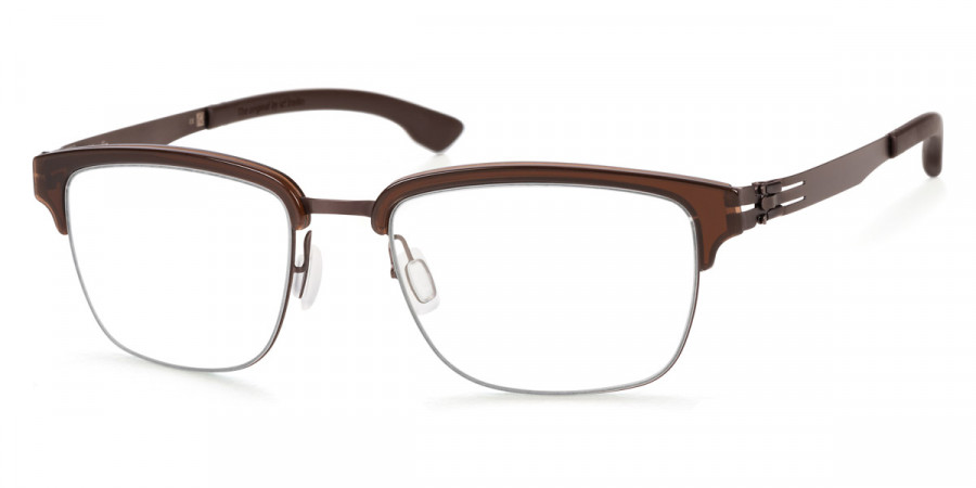 Ic! Berlin Ricky Y. Teak-Mahagony Eyeglasses Side View