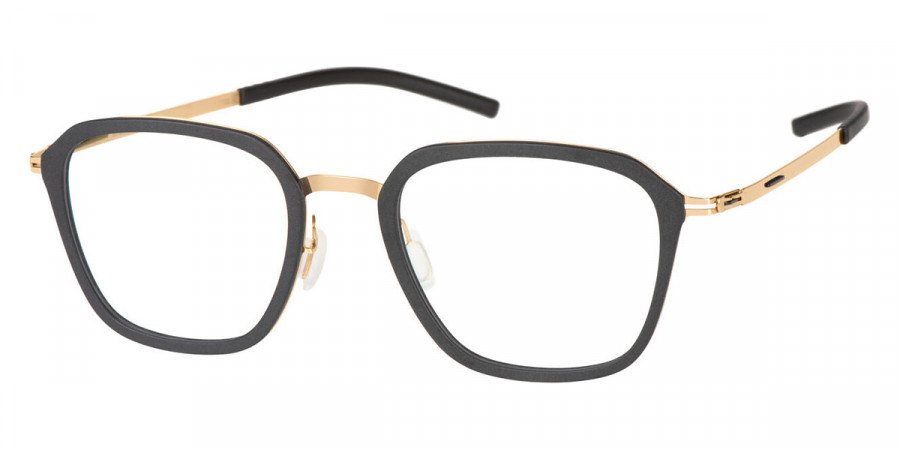 Ic! Berlin Rio Rose Gold/Black Matte Eyeglasses Side View