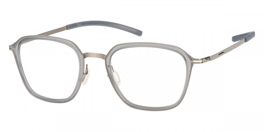 Ic! Berlin Rio Shiny Graphite/Sky Gray Eyeglasses Side View