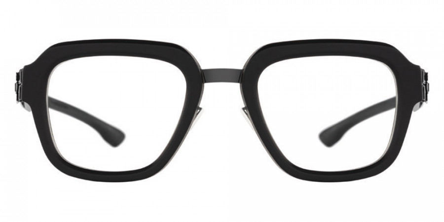 Ic! Berlin Roger Gun-Metal-Black-Matt Eyeglasses Front View