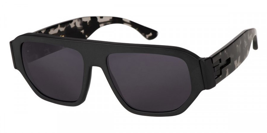 Ic! Berlin Sam EcoBlack Matte Sunglasses Side View