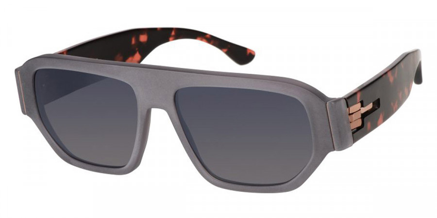 Ic! Berlin Sam EcoGray Matte Sunglasses Side View