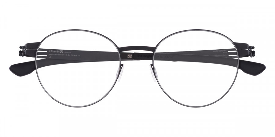 Ic! Berlin Sandra S. Black Eyeglasses Front View