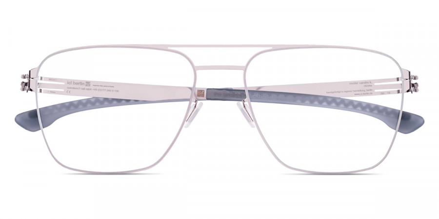 Ic! Berlin Sandro K. Chrome Eyeglasses Front View