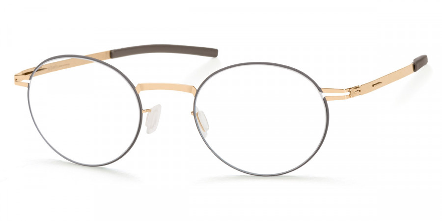 Ic! Berlin Sarma 2.0 Bouldergold Circle Eyeglasses Side View