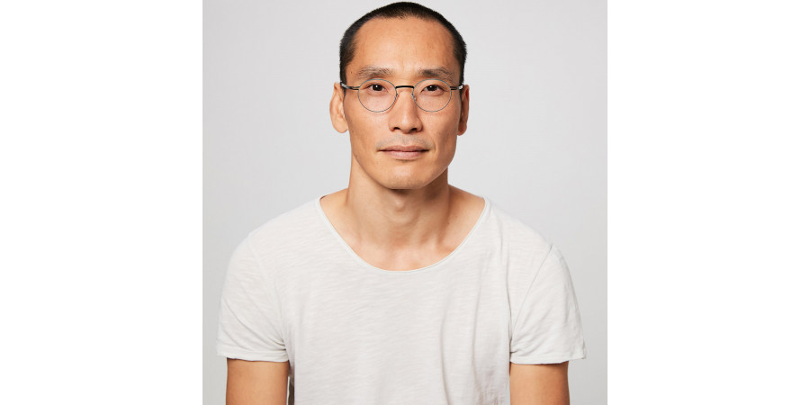 Ic! Berlin Sarma Black Eyeglasses On Male Model