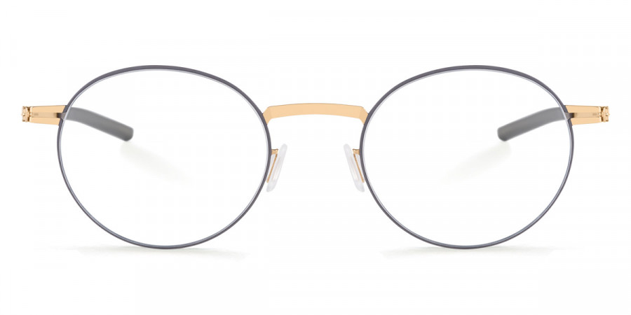 Ic! Berlin Sarma Bouldergold Circle Eyeglasses Front View